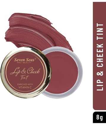 Seven Seas Lips & Cheek Tint Enriched With Vitamin C For Lips,Cheeks and Eye (Hippie Pink 8g)