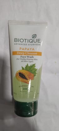 Biotique Advanced ayurveda Papaya Deep cleanse Face wash 