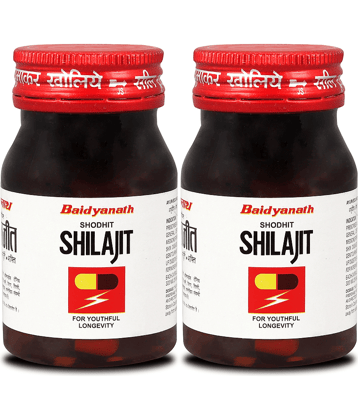 Baidyanath Shodhit Shilajit | (60 Cap)