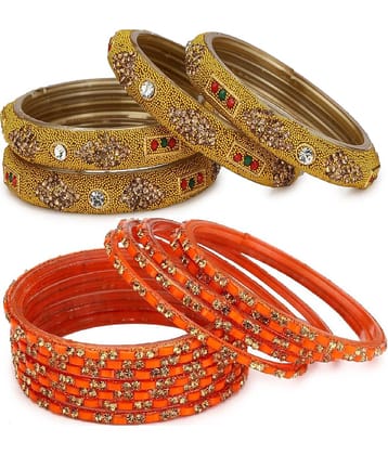 Somil Designer Wedding Fancy Glass Bangle Set For Party, Marriage, Function And Daily Use