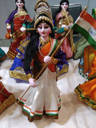 Doll Made with Wooden Stick