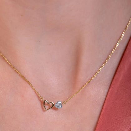 Venus Heart Silver Pendant | 22KT Gold Vermeil-Yellow Gold
