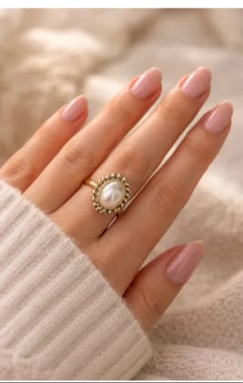 Anti Tarnish korean Ring