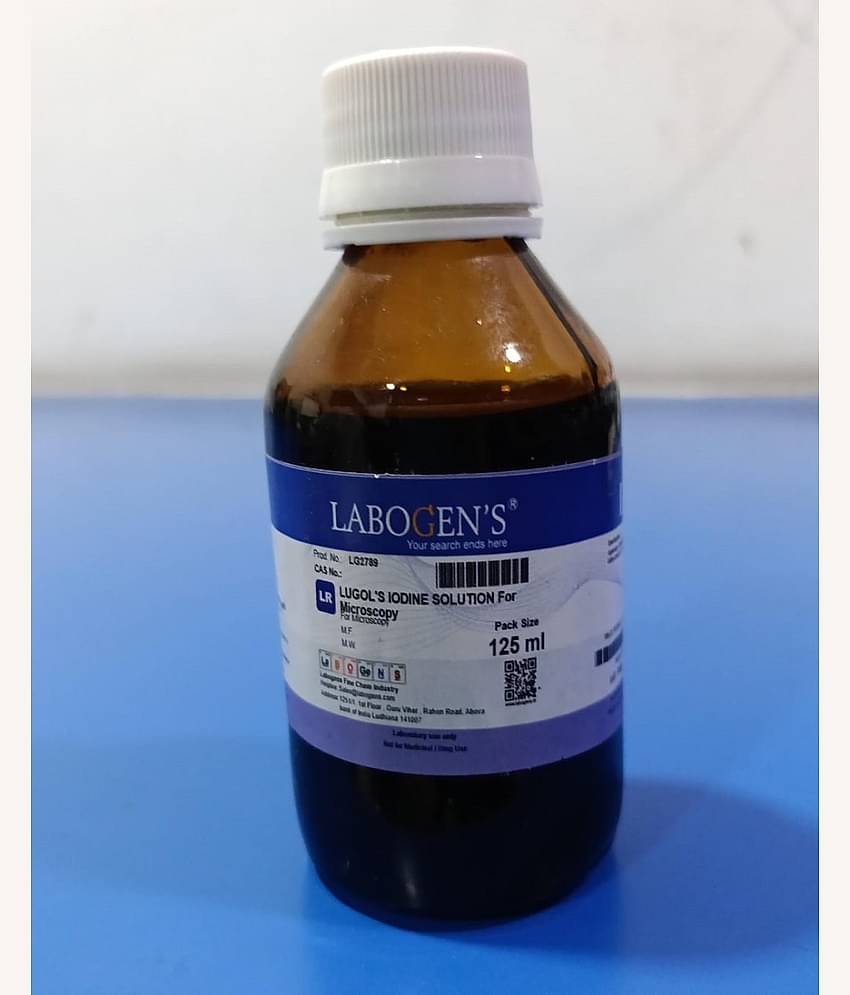 LUG-OL’S IOD-INE indic-ator solution  125ML