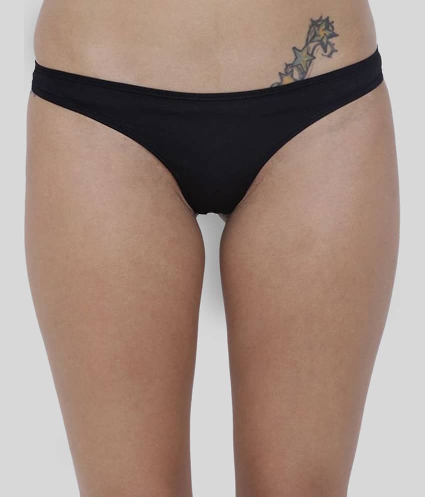 BASIICS By La Intimo Polyester Thongs