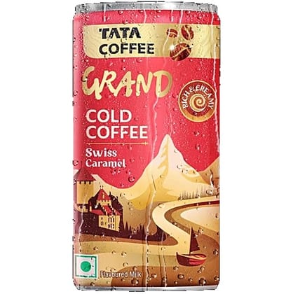 Tata Coffee Grand Swiss Caramel Cold Coffee, 180 ml