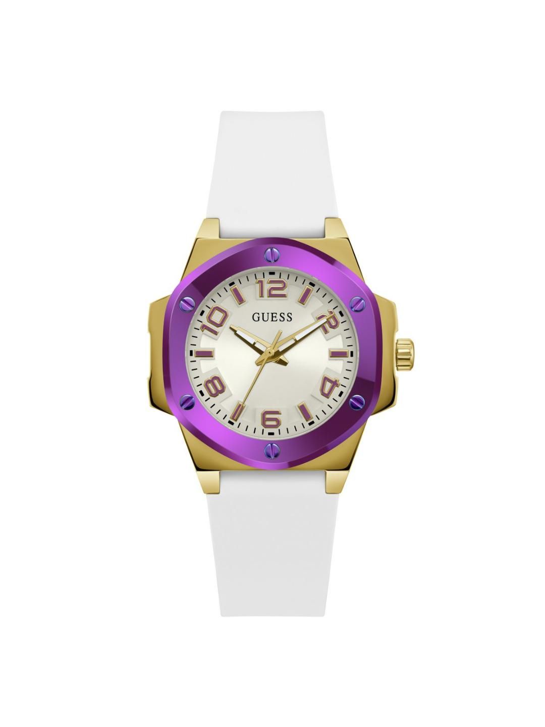 Guess White Dial Women Analog Watch - GW0556L2-White