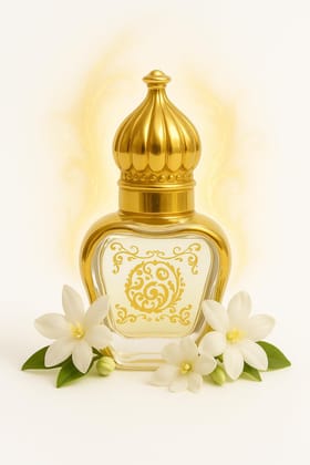 Jasmine Attar | Long Lasting Natural Floral Attar for Men & Women | Alcohol-Free Traditional Indian Jasmine Attar