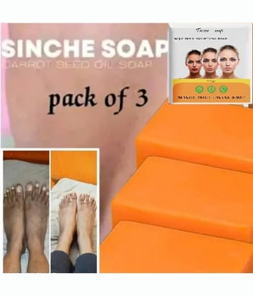 Treszo Beauty skincare sinche Body Soap Natural Soap for All Skin Type ( Pack of 3 )