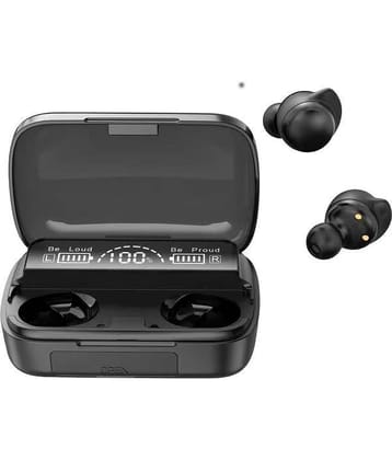 VERONIC M20 Bluetooth True Wireless (TWS) In Ear 20 Hours Playback Fast charging,Powerfull bass IPX4(Splash & Sweat Proof) Black