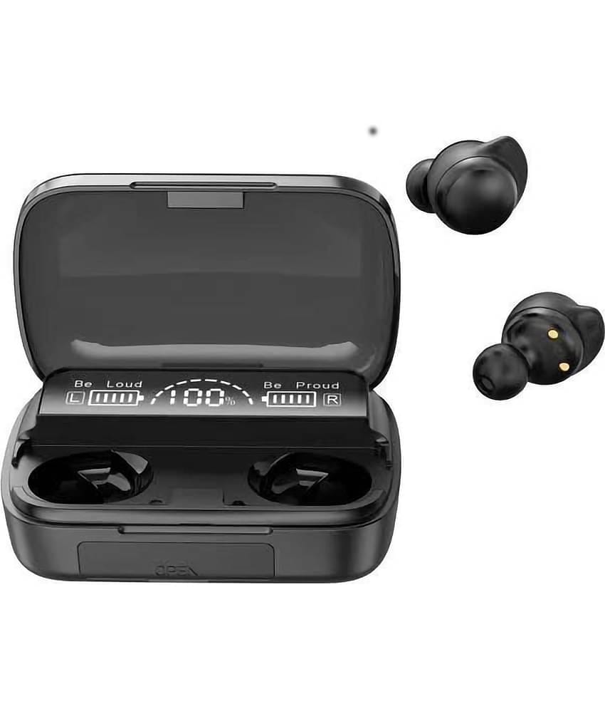 VERONIC M20 Bluetooth True Wireless (TWS) In Ear 20 Hours Playback Fast charging,Powerfull bass IPX4(Splash & Sweat Proof) Black