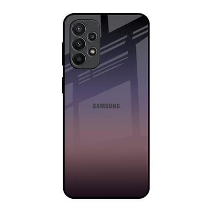 Grey Ombre Glass Case for Samsung Galaxy A23