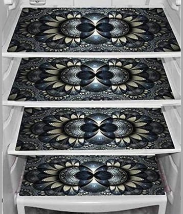 Revexo Set of 4 PVC Multi Fridge Mats