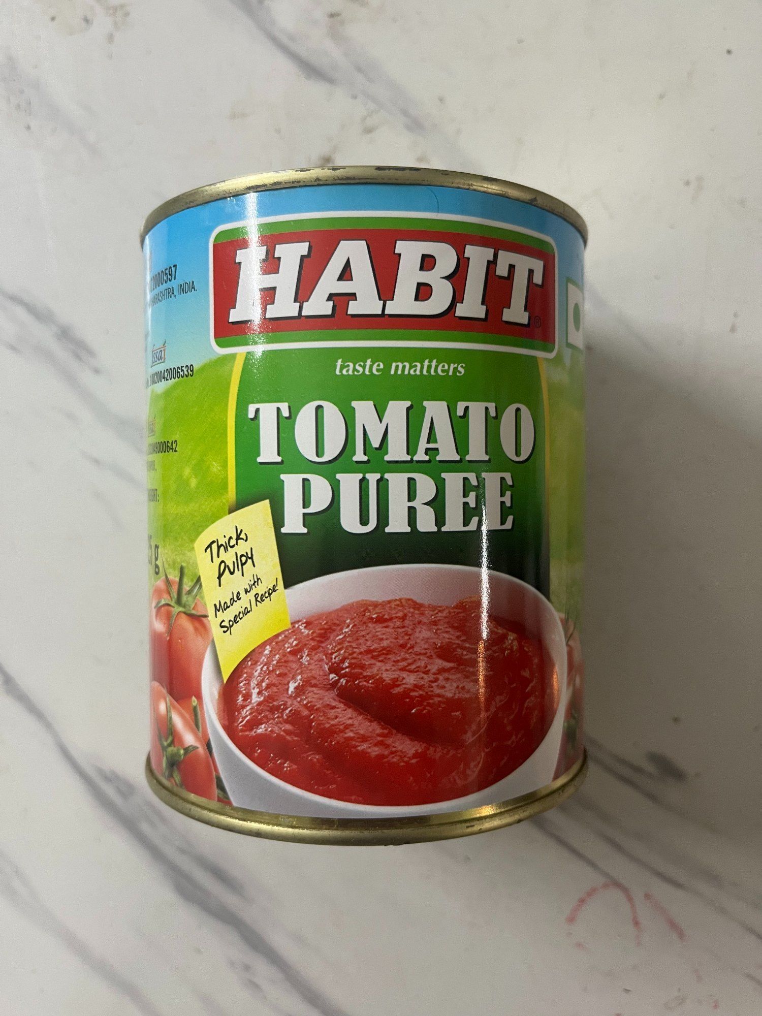 Habit Tomato Puree Tin 850 Gms