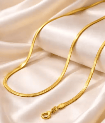 Abrexo Gold Plated Alloy Chain ( Pack of 1 )