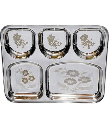 SAGER 4 Pcs Stainless Steel Partition Plate