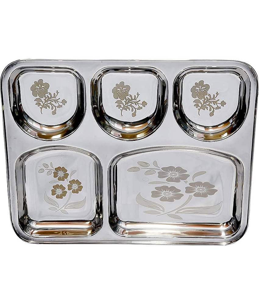 SAGER 4 Pcs Stainless Steel Partition Plate