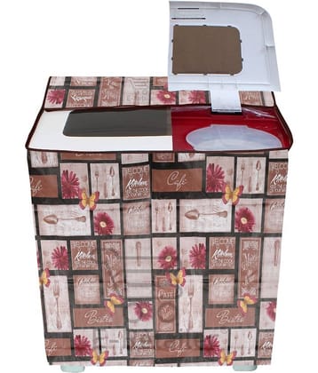 E-Retailer Single PVC Multi Washing Machine Cover for Universal 8 kg Semi-Automatic
