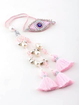 Evil Eye Pink Lumba Rakhi