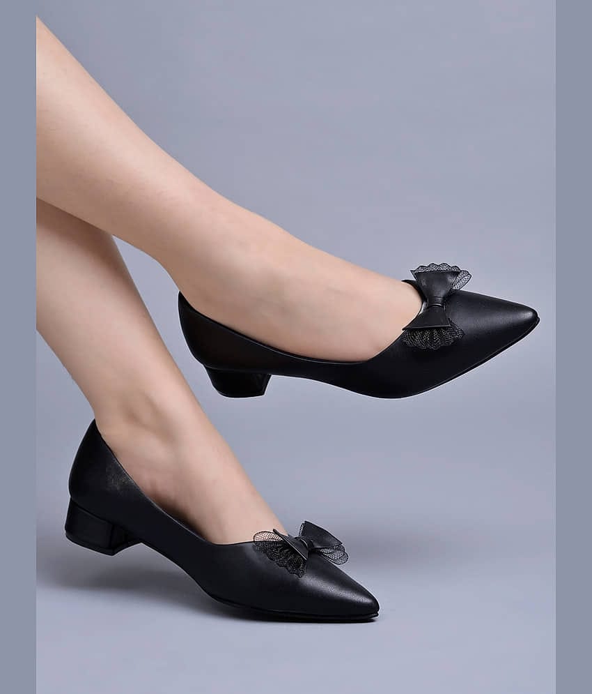 Stylestry Black Women's Sandal Heels