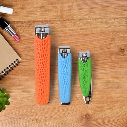 3 in 1 Nail Clipper Set, Compact Nail Cutter Big Size and Small Sizes