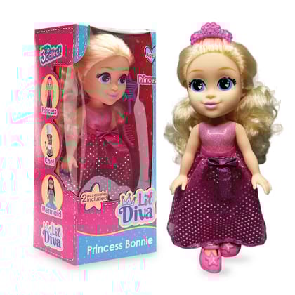 Li'l Diva Princess-Bonnie, 13 Inch Doll Li'l Diva Princess-Bonnie, 13 Inch Doll