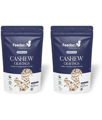 Feedsco Cashew nut (Kaju) 100 g Pack of 2