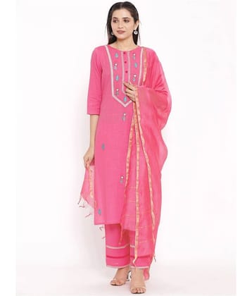 SAART BUNAAI Cotton Kurti With Palazzo - Stitched Suit