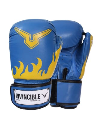 Invincible Agni Amateur Competition Boxing Gloves-Blue / 12 OZ