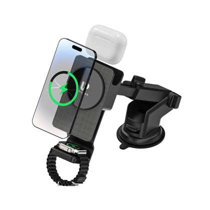 Vylis Auto 20W Mag-Safe Wireless 3-in-1 Car Charger UM1140