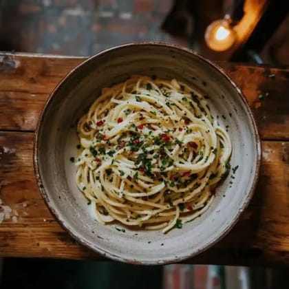 Veg Aglio Olio Pasta