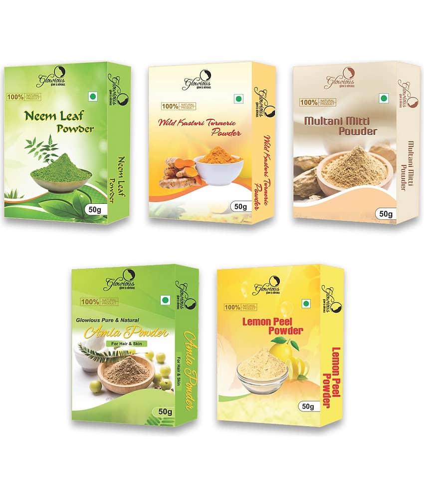 glowious - Skin Toning Face Pack for Normal Skin ( Pack of 5 )