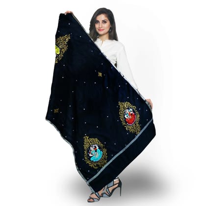 Nayika Pattachitra Chanderi Silk Dupatta
