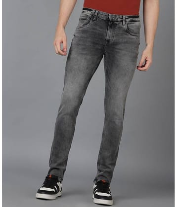 Urbano Fashion - Grey Denim Slim Fit Men's Jeans ( Pack of 1 )