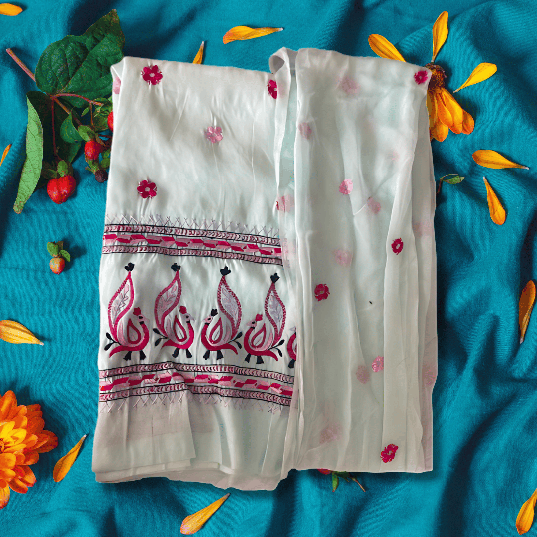 Peacock Embrodery suit  