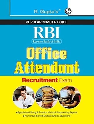 RBI (Reserve Bank of India) Office Attendant Recruitment Exam Guide [Paperback] [Jan 30, 2026] RPH Editorial Board