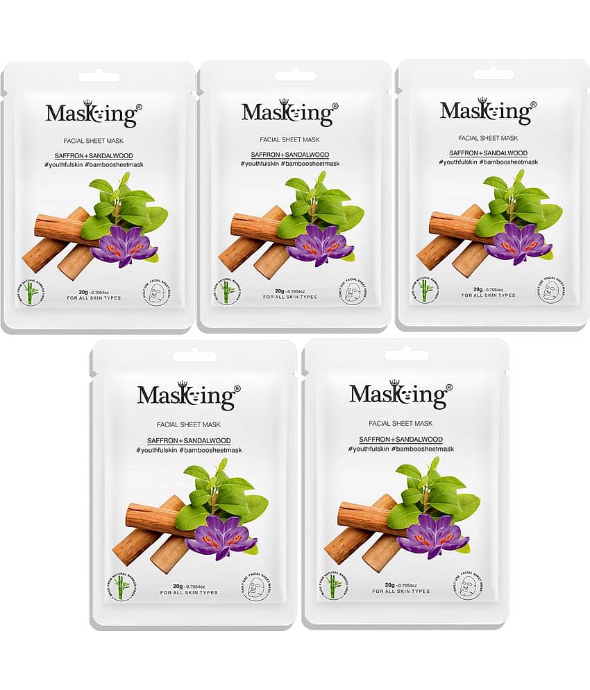 Masking - Radiant Glow Sheet Mask for All Skin Type ( Pack of 1 )