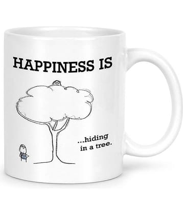 Idream Quote Printed Ceramic Coffee Mug 1 Pcs 330 mL