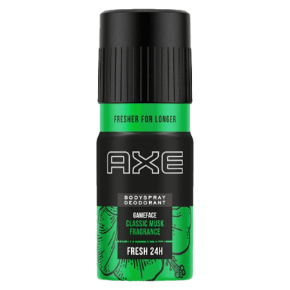 Axe Body Spray Deodorant Recharge Game Face 150ml