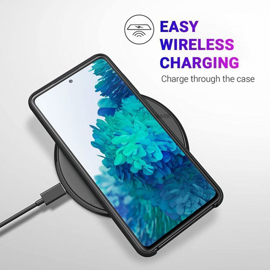 LIRAMARK Liquid Silicone Soft Back Cover Case for Samsung Galaxy S20 FE 5G