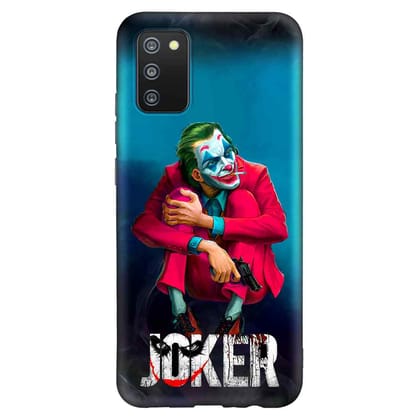 Killer Joker Samsung F02S Premium Embossed Mobile cover