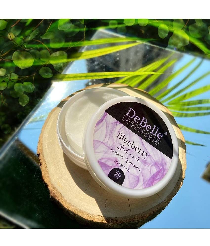DeBelle Blueberry Blush Nail Paint Remover Pads 25 mL