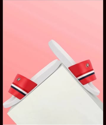 PERY PAO Red Men's Slide Flip Flop