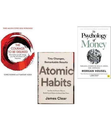 Best Seller Combo : Atomic Habits, The Psychology Of Money, The Courage To Be Disliked