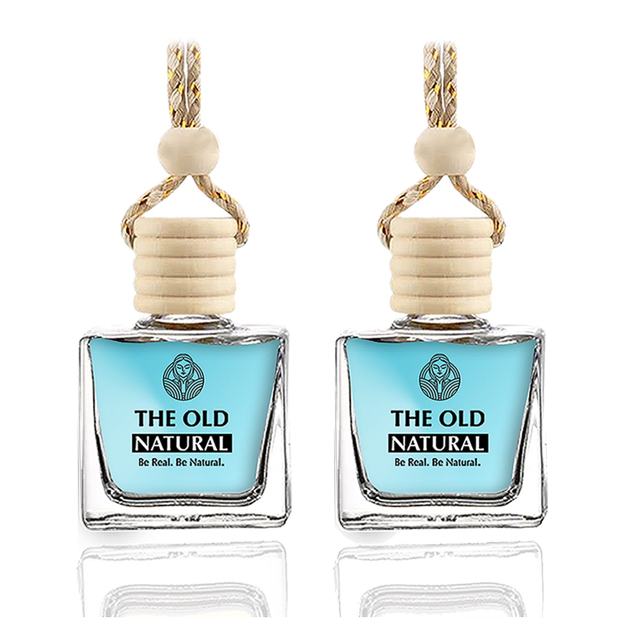 The Old Natural Mystic Berry Car Air Freshener with Essential Oils Fragrance, 10 ml - Pack of 2