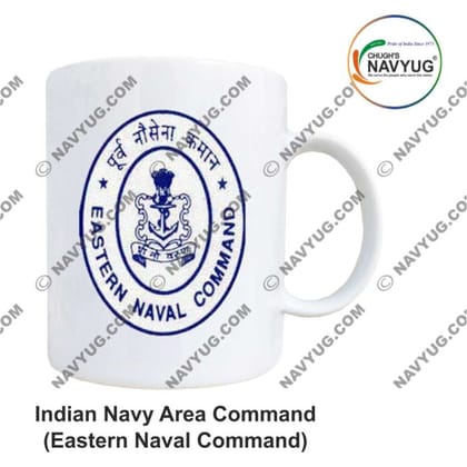 ArmyNavyAir Indian Navy Eastern Naval Command Mug (350ml) | Premium Ceramic | Gift & Daily Use