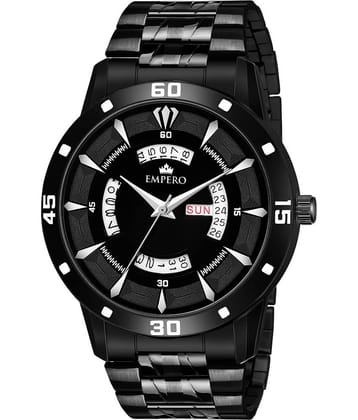 EMPERO - Black Stainless Steel Analog Men's Watch