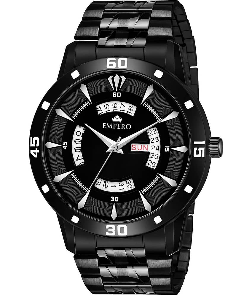 EMPERO - Black Stainless Steel Analog Men's Watch