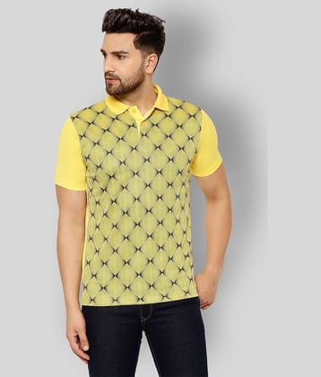 EPPE - Yellow Polyester Regular Fit Men's Sports Polo T-Shirt ( Pack of 1 )