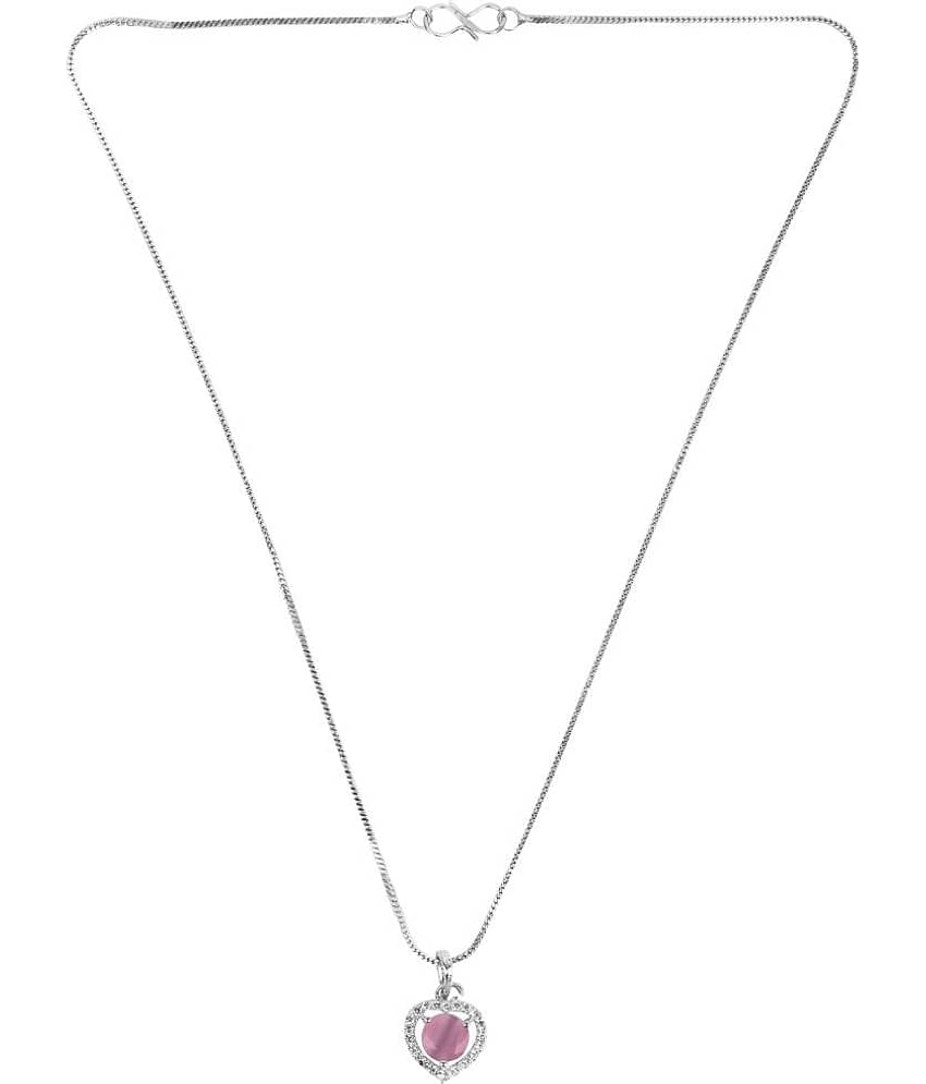 PUJVI Pink Pendant ( Pack of 1 )